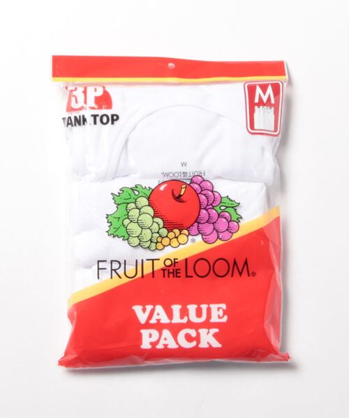 セール】【FRUIT OF THE LOOM】 リブタンクトップ 3Pパック