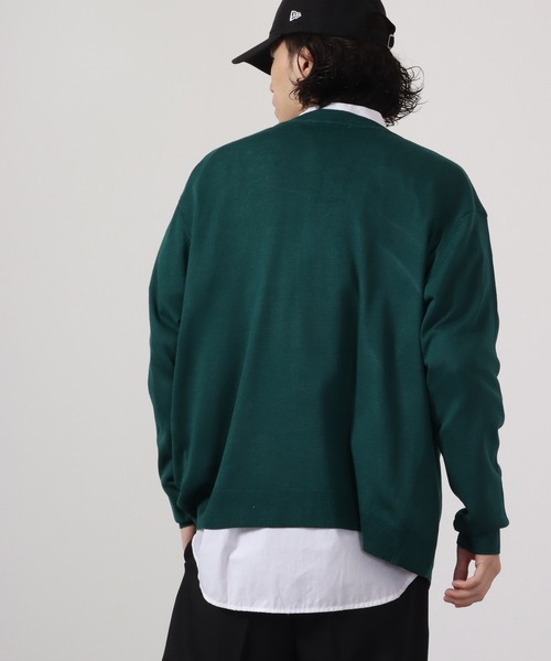 FUNALIVE（ファンアライブ）の「セミルーズシルエットカーディガン（カーディガン/ボレロ・メンズ・レッド/ネイビー/ベージュ/グレー/ブラック/チャコール/グリーン・L/XL/M）」の19枚目の写真