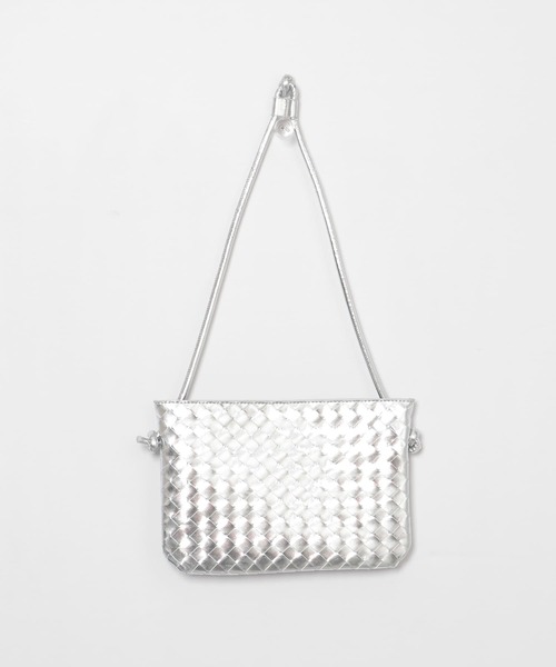 KBF(ケイビーエフ)の「2WAYメッシュポーチBAG(ショルダーバッグ・レディース・シルバー/ゴールド・ONE)」の8枚目の写真