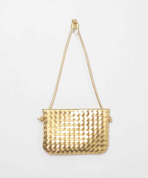 KBF(ケイビーエフ)の「2WAYメッシュポーチBAG(ショルダーバッグ・レディース・シルバー/ゴールド・ONE)」の4枚目の写真