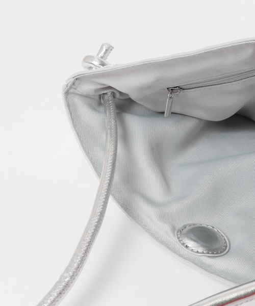 KBF(ケイビーエフ)の「2WAYメッシュポーチBAG(ショルダーバッグ・レディース・シルバー/ゴールド・ONE)」の21枚目の写真