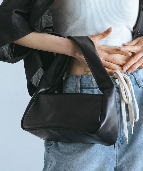 PAGEBOY（ページボーイ）の「トラペーズBAG（ハンドバッグ・レディース・ブラック/パープル/オフホワイト・FREE）」の4枚目の写真