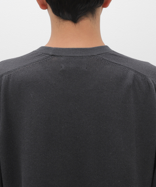 STILL BY HAND（スティルバイハンド）の「【STILL BY HAND / スティルバイハンド】ニット Tシャツ（ニット/セーター・メンズ・チャコールグレー/ネイビー・46/48）」の11枚目の写真