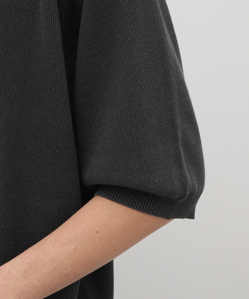 STILL BY HAND（スティルバイハンド）の「【STILL BY HAND / スティルバイハンド】ニット Tシャツ（ニット/セーター・メンズ・チャコールグレー/ネイビー・46/48）」の15枚目の写真
