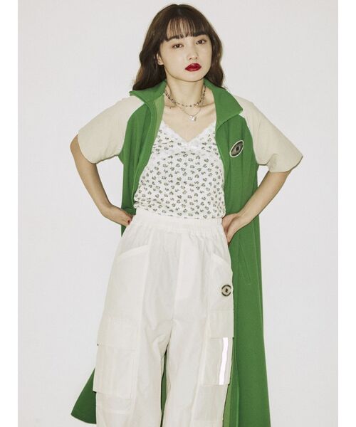 jouetie（ジュエティ）の「モーターバイカラー2WAYワンピース【WEB限定】（ワンピース・レディース・グリーン/ブラック・MEDIUM）」の20枚目の写真