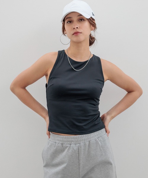 HEREIAM(ヘレイアム)の「【HEREIAM】吸水速乾/バッククロスブラ(その他トップス・レディース・ホワイト/ブラック・SMALL/MEDIUM/LARGE)」の6枚目の写真