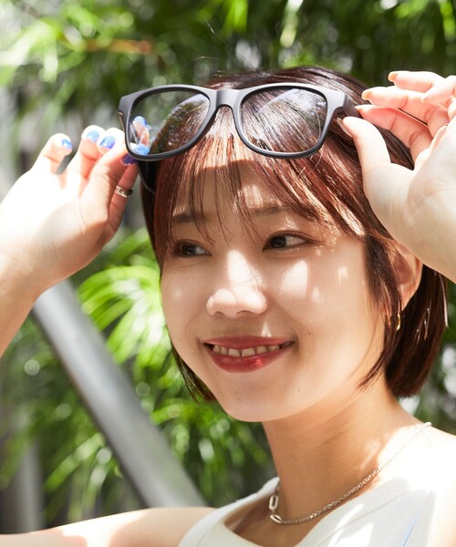 FREAK'S STORE(フリークスストア)の「FREAK'S STORE/フリークスストア SERRA eyewear(サングラス・メンズ・ライトグレー/ブラック/ブルー/ブラウン・ONE SIZE)」の1枚目の写真
