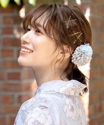 Honeys | 浴衣コサージュヘアクリップ(バレッタ/ヘアクリップ)