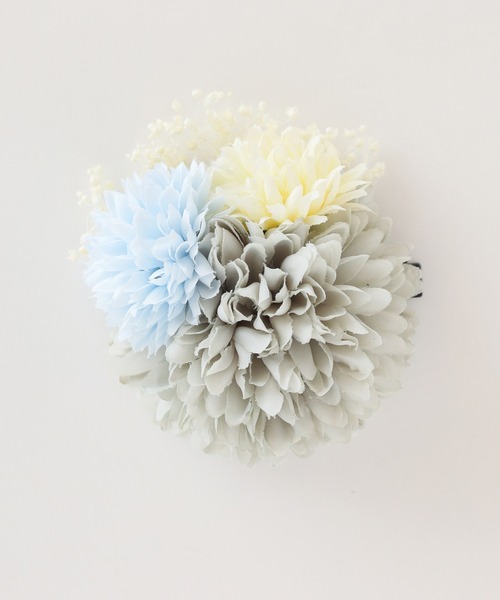 Honeys（ハニーズ）の「浴衣コサージュヘアクリップ（バレッタ/ヘアクリップ・レディース・サックスブルー/ピンク/パープル・FREE）」の18枚目の写真