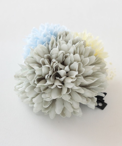 Honeys（ハニーズ）の「浴衣コサージュヘアクリップ（バレッタ/ヘアクリップ・レディース・サックスブルー/ピンク/パープル・FREE）」の19枚目の写真