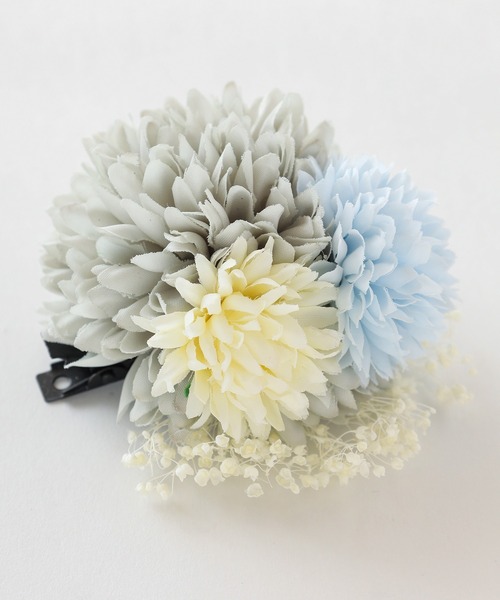 Honeys（ハニーズ）の「浴衣コサージュヘアクリップ（バレッタ/ヘアクリップ・レディース・サックスブルー/ピンク/パープル・FREE）」の20枚目の写真