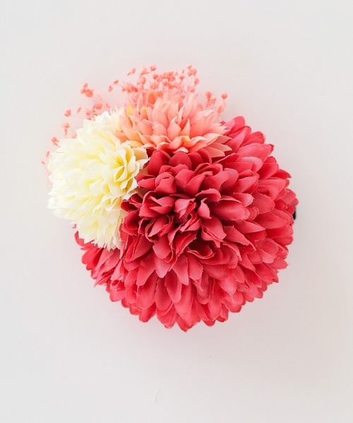 Honeys（ハニーズ）の「浴衣コサージュヘアクリップ（バレッタ/ヘアクリップ・レディース・サックスブルー/ピンク/パープル・FREE）」の22枚目の写真