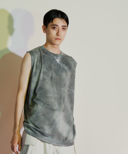 DIESEL タイダイ ノースリーブタンクトップ コムドットやまと着用 DIESEL タイダイ ノースリーブタンクトップ コムドットやまと