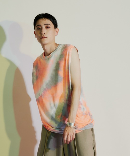 DIESEL タイダイ ノースリーブタンクトップ コムドットやまと着用 com.yamato tanktop: @rickowensonline pants: @supremenewyork