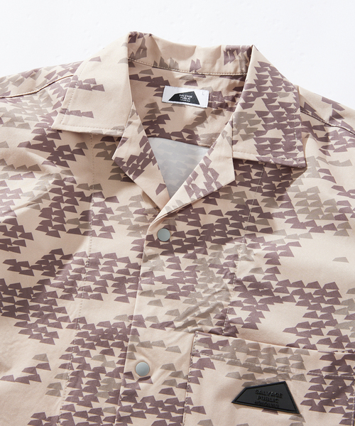 SALVAGE PUBLIC(サルベージパブリック)の「【SALVAGE PUBLIC×JS】別注 DEGITAL LOGO CAMO シャツ(シャツ/ブラウス・メンズ・ベージュ/カーキ・MEDIUM/LARGE)」の8枚目の写真