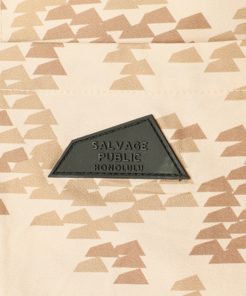 SALVAGE PUBLIC(サルベージパブリック)の「【SALVAGE PUBLIC×JS】別注 DEGITAL LOGO CAMO シャツ(シャツ/ブラウス・メンズ・ベージュ/カーキ・MEDIUM/LARGE)」の4枚目の写真