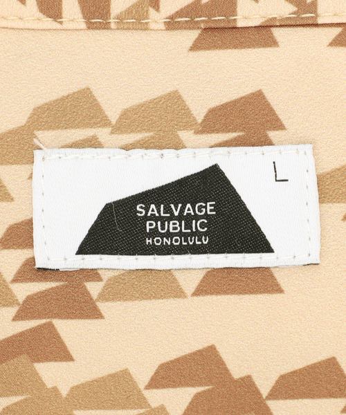 SALVAGE PUBLIC(サルベージパブリック)の「【SALVAGE PUBLIC×JS】別注 DEGITAL LOGO CAMO シャツ(シャツ/ブラウス・メンズ・ベージュ/カーキ・MEDIUM/LARGE)」の7枚目の写真