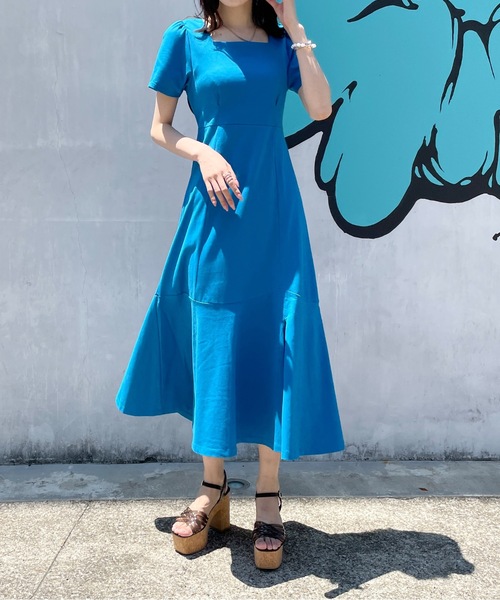 one way（ワンウェイ）の「バックオープンワンピース（ワンピース・レディース・ベージュ/ブラック/ブルー・FREE）」の20枚目の写真