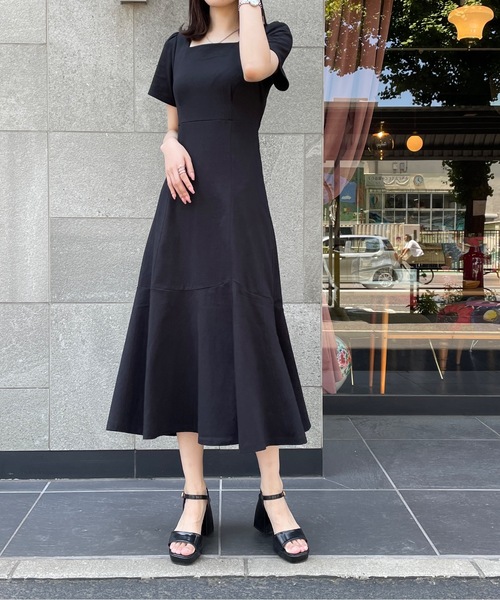 one way（ワンウェイ）の「バックオープンワンピース（ワンピース・レディース・ベージュ/ブラック/ブルー・FREE）」の15枚目の写真