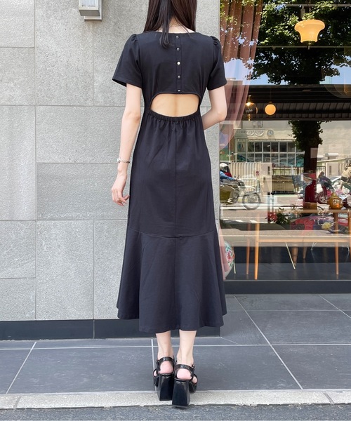 one way（ワンウェイ）の「バックオープンワンピース（ワンピース・レディース・ベージュ/ブラック/ブルー・FREE）」の16枚目の写真