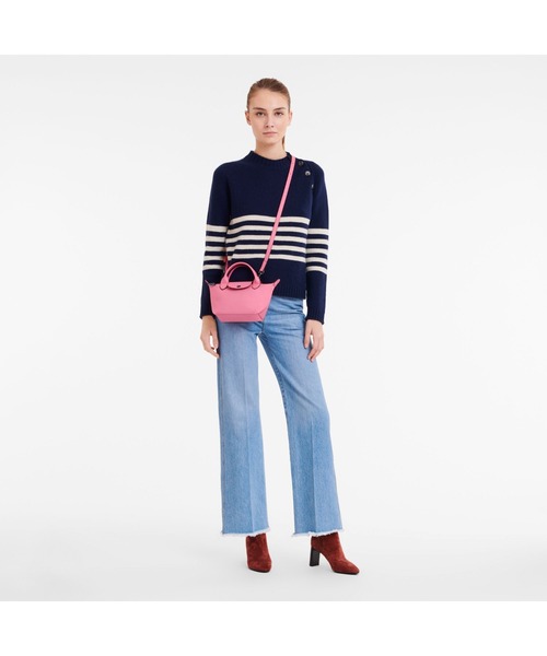 LONGCHAMP（ロンシャン）の「Le Pliage Xtra トップハンドルバッグ XS（ハンドバッグ・レディース・ピンク/ライトベージュ・FREE）」の11枚目の写真