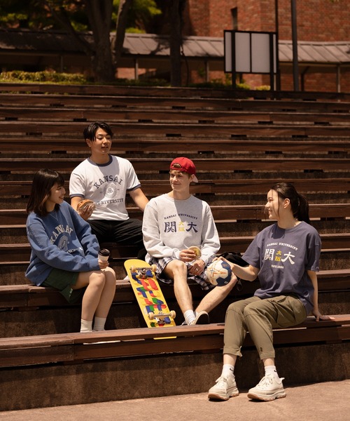 Russell Athletic（ラッセルアスレティック）の「【KANSAI UNIVERSITY】カレッジロゴTシャツB（Tシャツ/カットソー・メンズ・ネイビー/ホワイト・M/L/XL/S）」の11枚目の写真