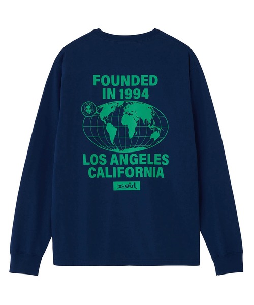 イーヴィルガールTシャツXL OLD ENGLISH LOGO BASEBALL SHIRT（シャツ/ブラウス）｜X-girl