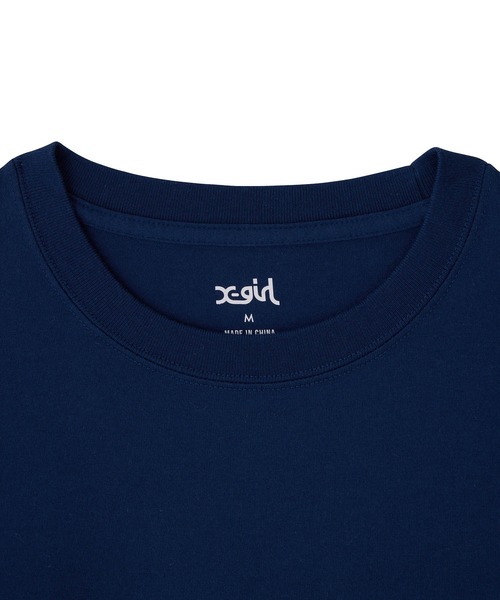 イーヴィルガールTシャツXL X-girl ( エックスガール ) - METALLIC OVAL LOGO S/S TEE