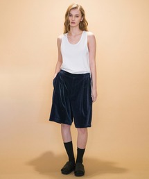 my beautiful landlet | 【my beautiful landlet】 VELVET USED FINISH WIDE SHORT PANTS(その他パンツ)