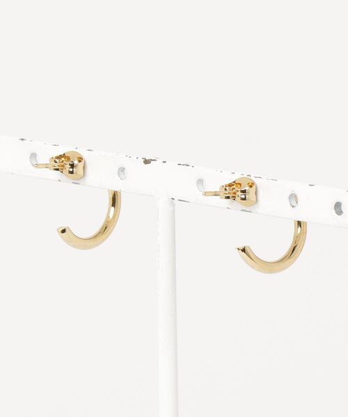 INNOCENT(イノセント)の「『Stainless』 Half Hoop Pierce 15mm-ハーフ フープピアス(ピアス(両耳用)・レディース・シルバー/ゴールド・FREE)」の5枚目の写真