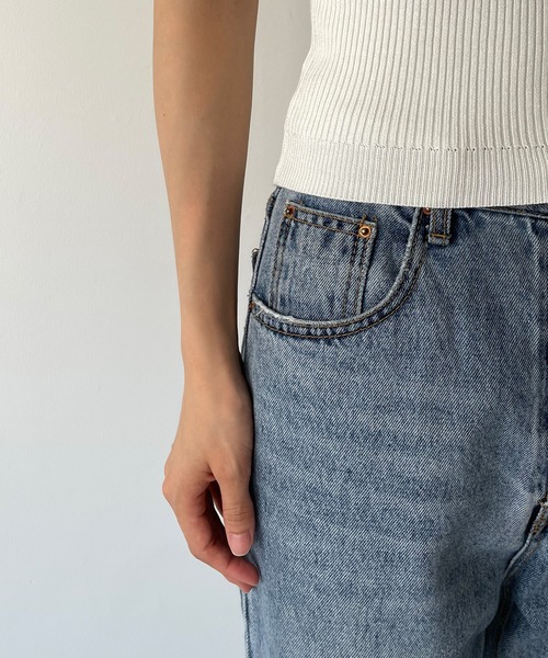 CANAL JEAN(キャナルジーン)の「smileyranna "No Rain No Flowers"ニットタンクトップ(タンクトップ・レディース・ホワイト/グレー/ブラック・ONE SIZE)」の19枚目の写真