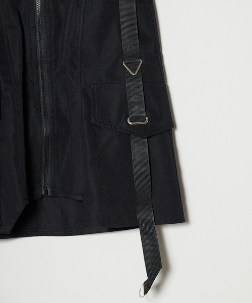 Chick(チック)の「Mini Cargo Skirt / カーゴミニスカート(スカート・レディース・ブラック/グレー/ブラック×ホワイト・L/M/S)」の8枚目の写真