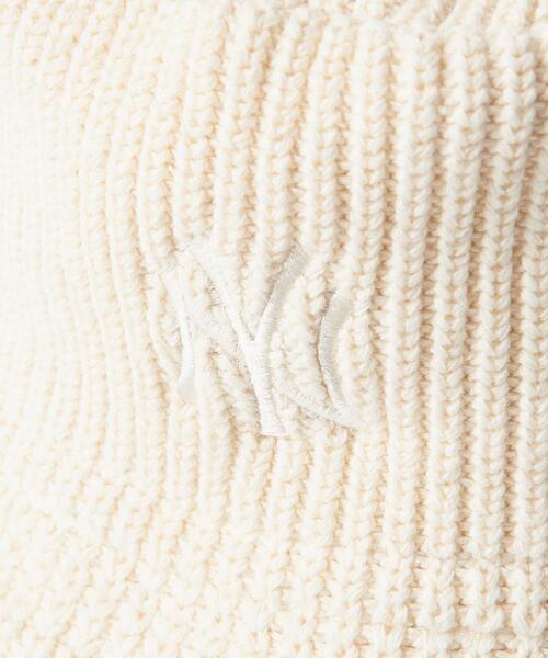 NEW ERA(ニューエラ)の「【別注】<NEW ERA>ニット バケットハット(ハット・レディース・オフホワイト/ブラック・FREE)」の15枚目の写真