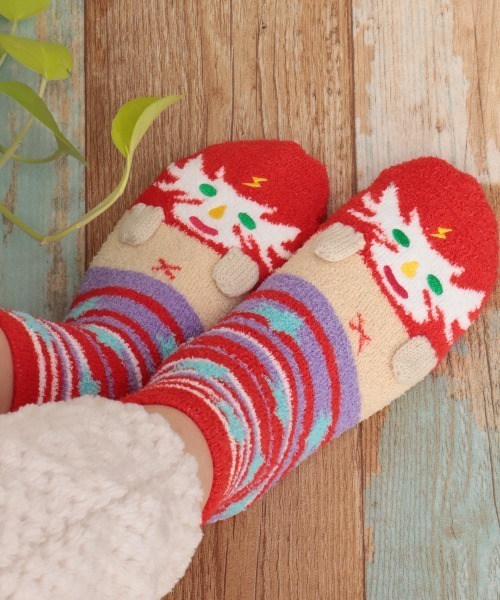 チチカカ（チチカカ）の「アミーゴルームソックス 23-25cm（ソックス/靴下・レディース・ブルー/レッド/ベージュ/ピンク/グレー/グリーン・FREE）」の6枚目の写真