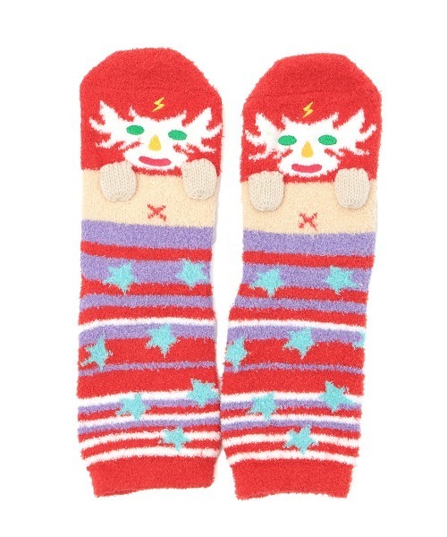 チチカカ（チチカカ）の「アミーゴルームソックス 23-25cm（ソックス/靴下・レディース・ブルー/レッド/ベージュ/ピンク/グレー/グリーン・FREE）」の13枚目の写真