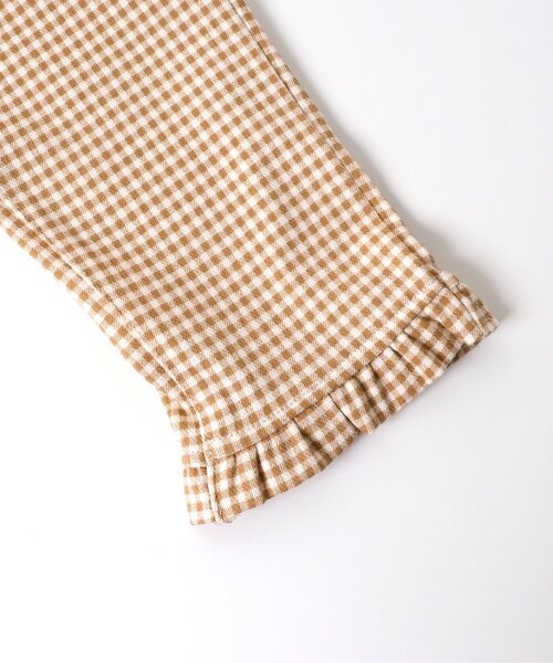 apres les cours(アプレレクール)の「【WEB限定】裾フリル/7days Style pants(その他パンツ・キッズ・インディゴブルー/ドット/チェック・110/80/100/120/130/90)」の10枚目の写真
