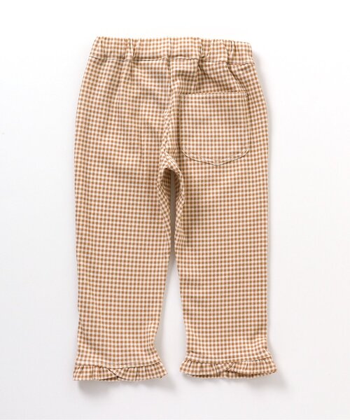 apres les cours(アプレレクール)の「【WEB限定】裾フリル/7days Style pants(その他パンツ・キッズ・インディゴブルー/ドット/チェック・110/80/100/120/130/90)」の9枚目の写真