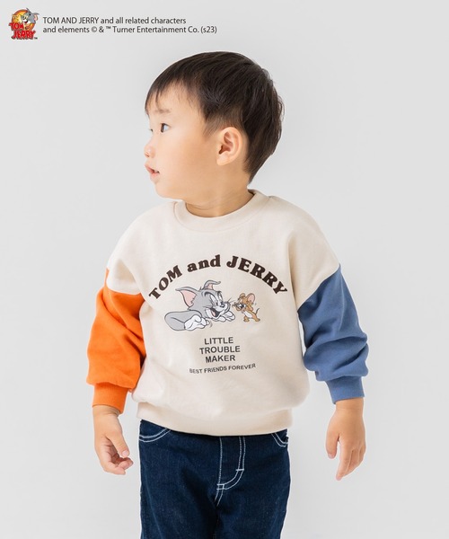 JAM & LINK（ジャムアンドリンク）の「TOM&JERRY / トムアンドジェリー トレーナー（スウェット・キッズ・B/D/C/A・80ｃｍ/90cm/100cm/110cm/120cm/130cm/140cm）」の3枚目の写真