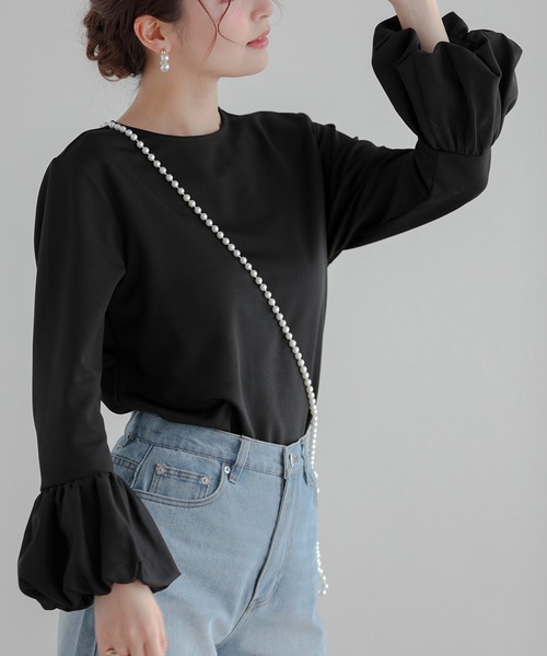 セール】バルーンスリーブカットソー【ZOZO先行発売】（Tシャツ
