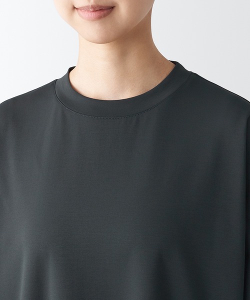 無印良品（ムジルシリョウヒン）の「〔MUJI WALKER〕ＵＶカット乾きやすいスウェットワンピース（ワンピース・レディース・アイボリー/ライトグリーン/ライトイエロー/ダークグレー・XS/L/M/XL/XXL/S）」の15枚目の写真