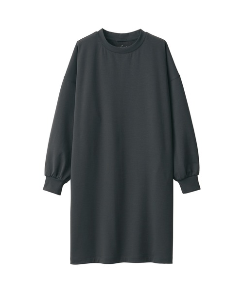 無印良品（ムジルシリョウヒン）の「〔MUJI WALKER〕ＵＶカット乾きやすいスウェットワンピース（ワンピース・レディース・アイボリー/ライトグリーン/ライトイエロー/ダークグレー・XS/L/M/XL/XXL/S）」の17枚目の写真