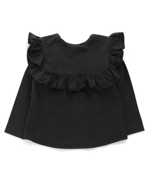 Ampersand(アンパサンド)の「premier 前後2WAYセーラーTプルオーバー(シャツ/ブラウス・キッズ・オフホワイト/チャコール/グレー・80/120/90/100/140/110/130)」の3枚目の写真