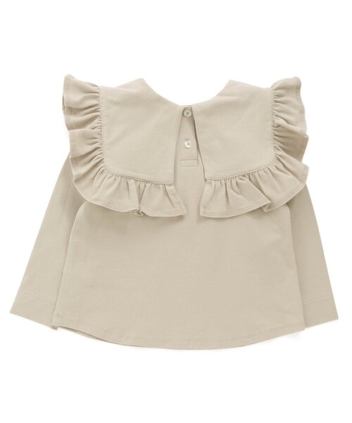 Ampersand(アンパサンド)の「premier 前後2WAYセーラーTプルオーバー(シャツ/ブラウス・キッズ・オフホワイト/チャコール/グレー・80/120/90/100/140/110/130)」の11枚目の写真