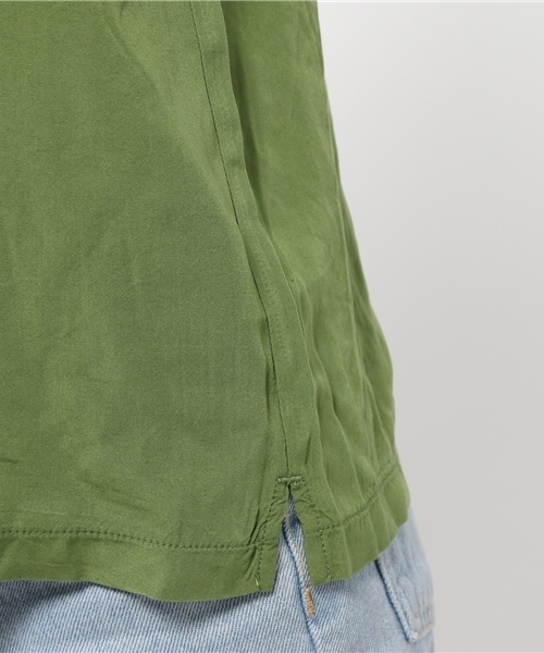 Kastane（カスタネ）の「【Kastane】フリンジプルオーバー（シャツ/ブラウス・レディース・オフホワイト/ネイビー/ピンク/グリーン/アイボリー/ブラック/キャメル・FREE）」の13枚目の写真