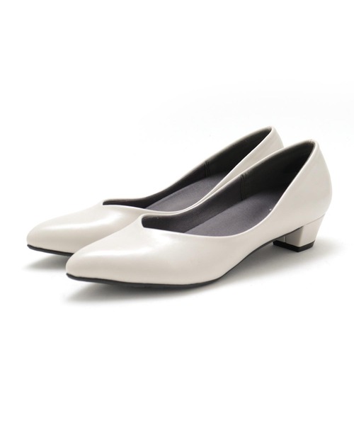 SOROTTO(ソロット)の「ふかふか3Dインソール/かかとがズレない走れるジェル付Vカットプレーンパンプス(パンプス・レディース・ブラック/ホワイト/シルバー/ブルー/ライトブラウン/ピンク・23.0cm/23.5cm/24.0cm/22.5cm/24.5cm/25.0cm/22.0cm)」の11枚目の写真