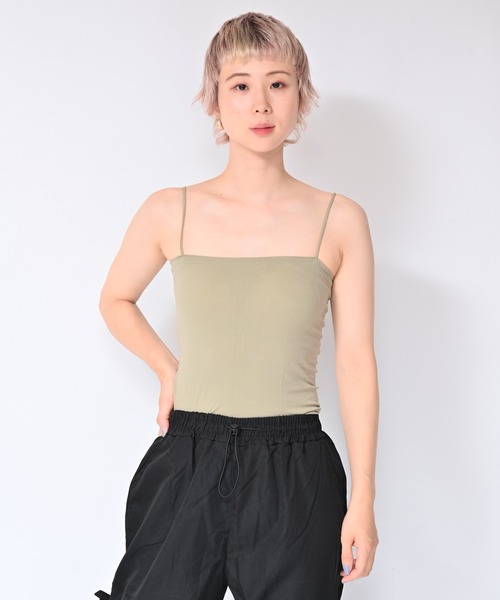 Alite cloth(アリーテクロス)の「パッド付チューブトップ(チューブトップ・レディース・モカ/ホワイト/グリーン/ブラック/ピンク・FREE)」の18枚目の写真