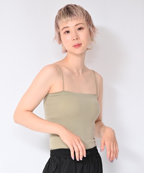 Alite cloth(アリーテクロス)の「パッド付チューブトップ(チューブトップ・レディース・モカ/ホワイト/グリーン/ブラック/ピンク・FREE)」の19枚目の写真