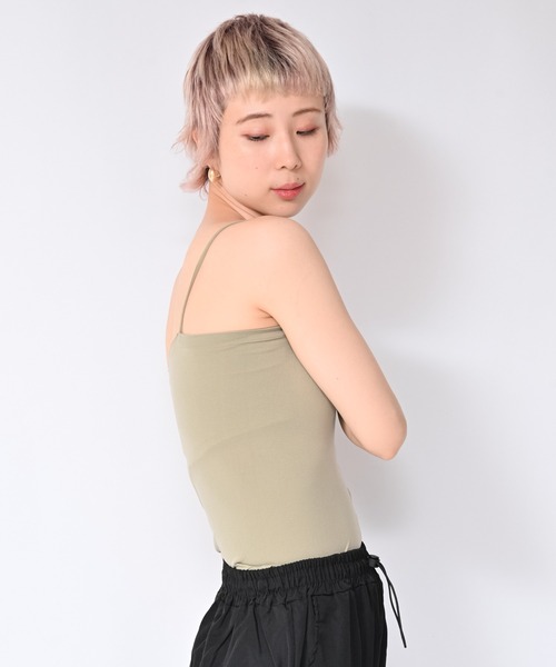 Alite cloth(アリーテクロス)の「パッド付チューブトップ(チューブトップ・レディース・モカ/ホワイト/グリーン/ブラック/ピンク・FREE)」の21枚目の写真