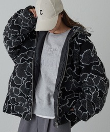 COLONY 2139 | ニュアンス柄スタンドボアブルゾン(ブルゾン)