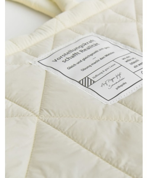 Re:EDIT（リエディ）の「パデットキルトトートバッグ（トートバッグ・レディース・ブラック/アイボリー・FREE）」の5枚目の写真